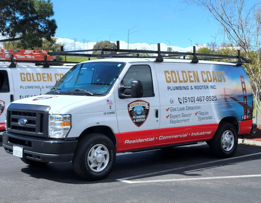 Golden Coast Plumbing & Rooter trucks